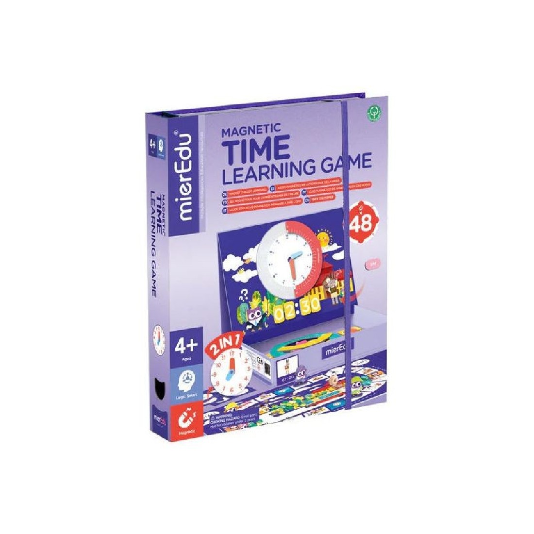 Μαγνητικό εκπαιδευτικό παιχνίδι Time Learning 00139 Mier Edu