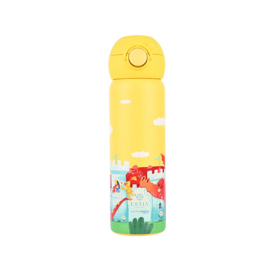 Θερμός Παιδικό Wonder Bottle 500ml Fortress Dragon 33149 Estia Home Art