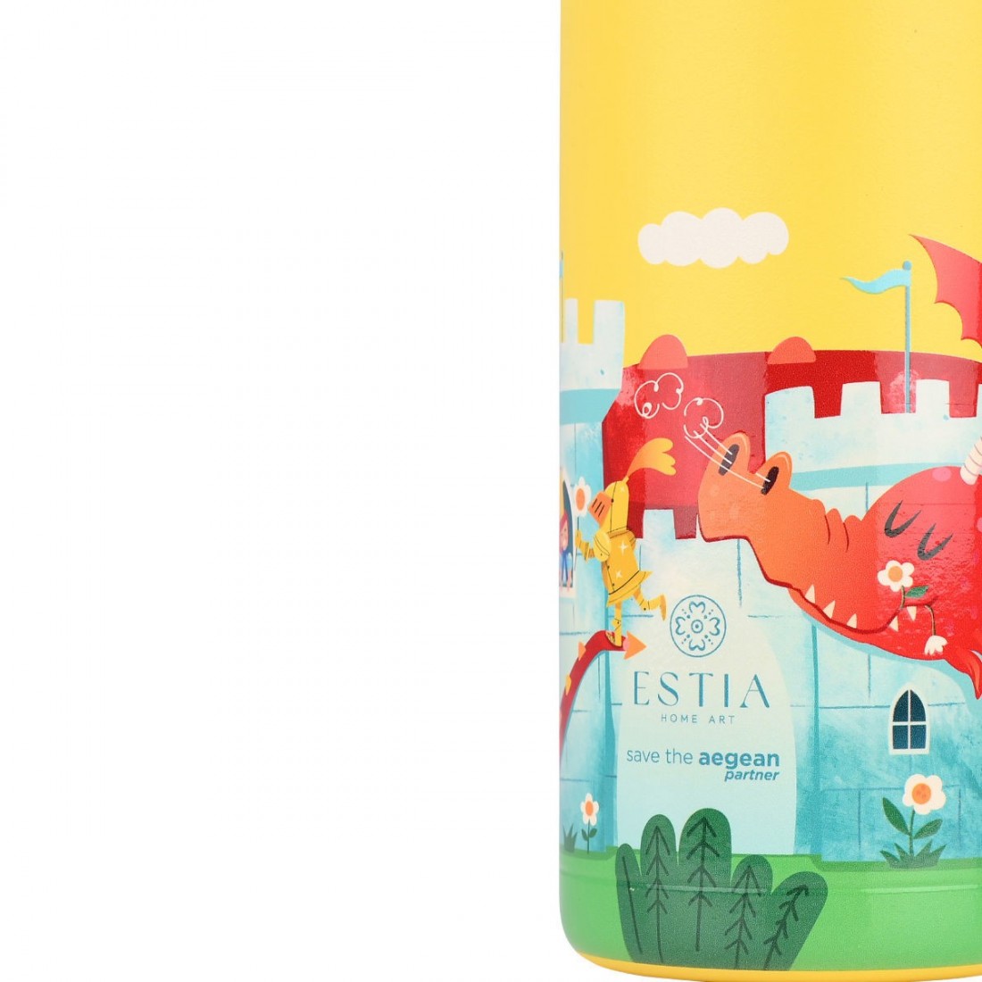 Θερμός Παιδικό Wonder Bottle 500ml Fortress Dragon 33149 Estia Home Art