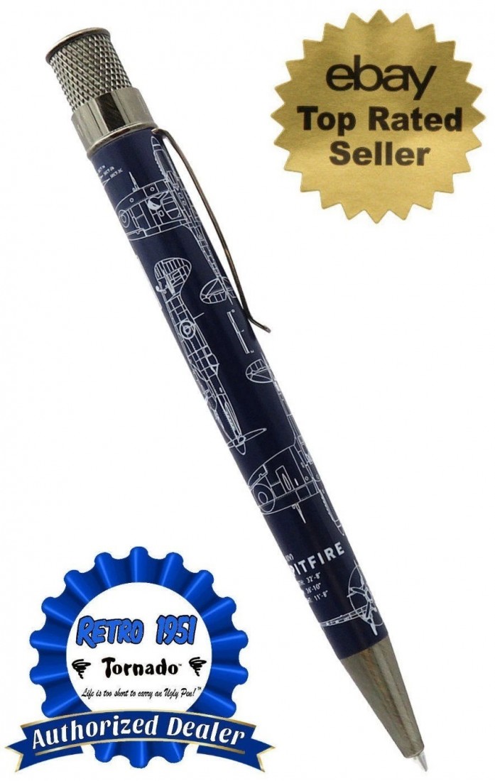 Retro 1951 Tornado Imperial War Museum Spitfire Blueprint IWMR-2509