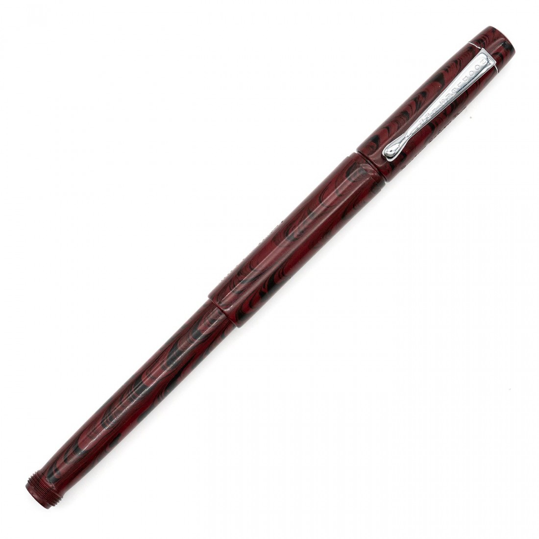 Noodlers Red Rebellion Boston Ebonite 13004 Safety pen