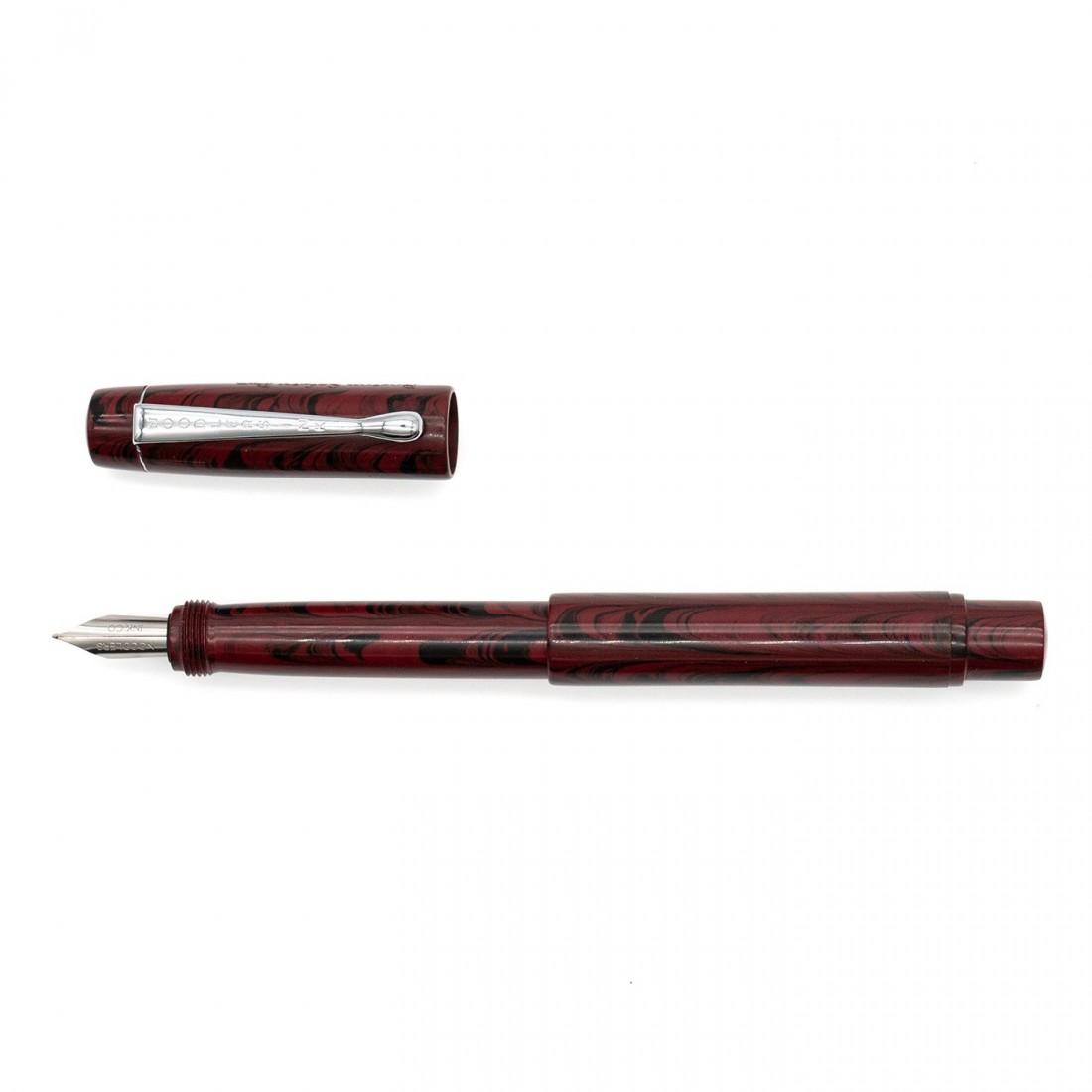 Noodlers Red Rebellion Boston Ebonite 13004 Safety pen