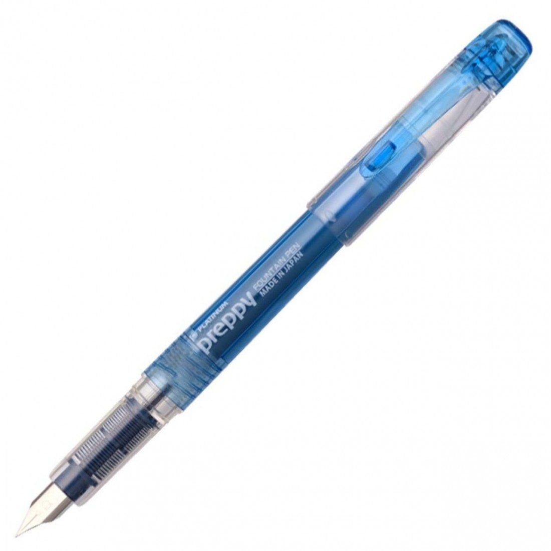 Platinum Preppy Blue Black Fountain Pen PSQ-400-M