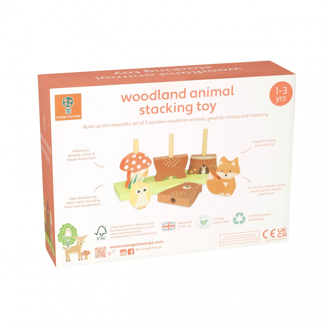 Παιχνίδι Ισορροπίας Woodland 12111  (FSC®) Orange Tree Toys