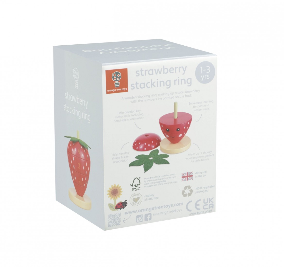 Πύργος Στοίβαξης Φράουλα 12145  Orange Tree Toys