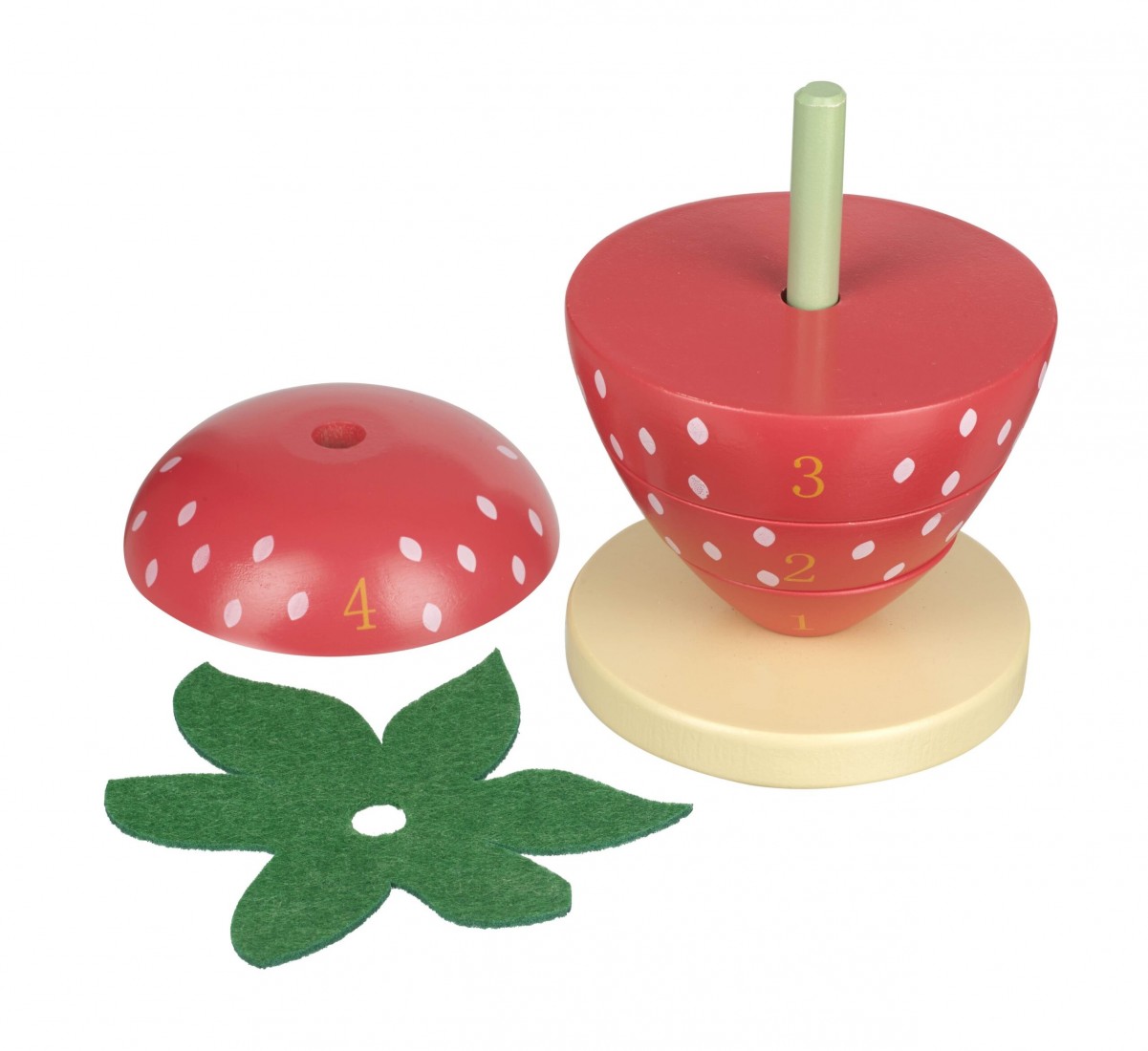 Πύργος Στοίβαξης Φράουλα 12145  Orange Tree Toys