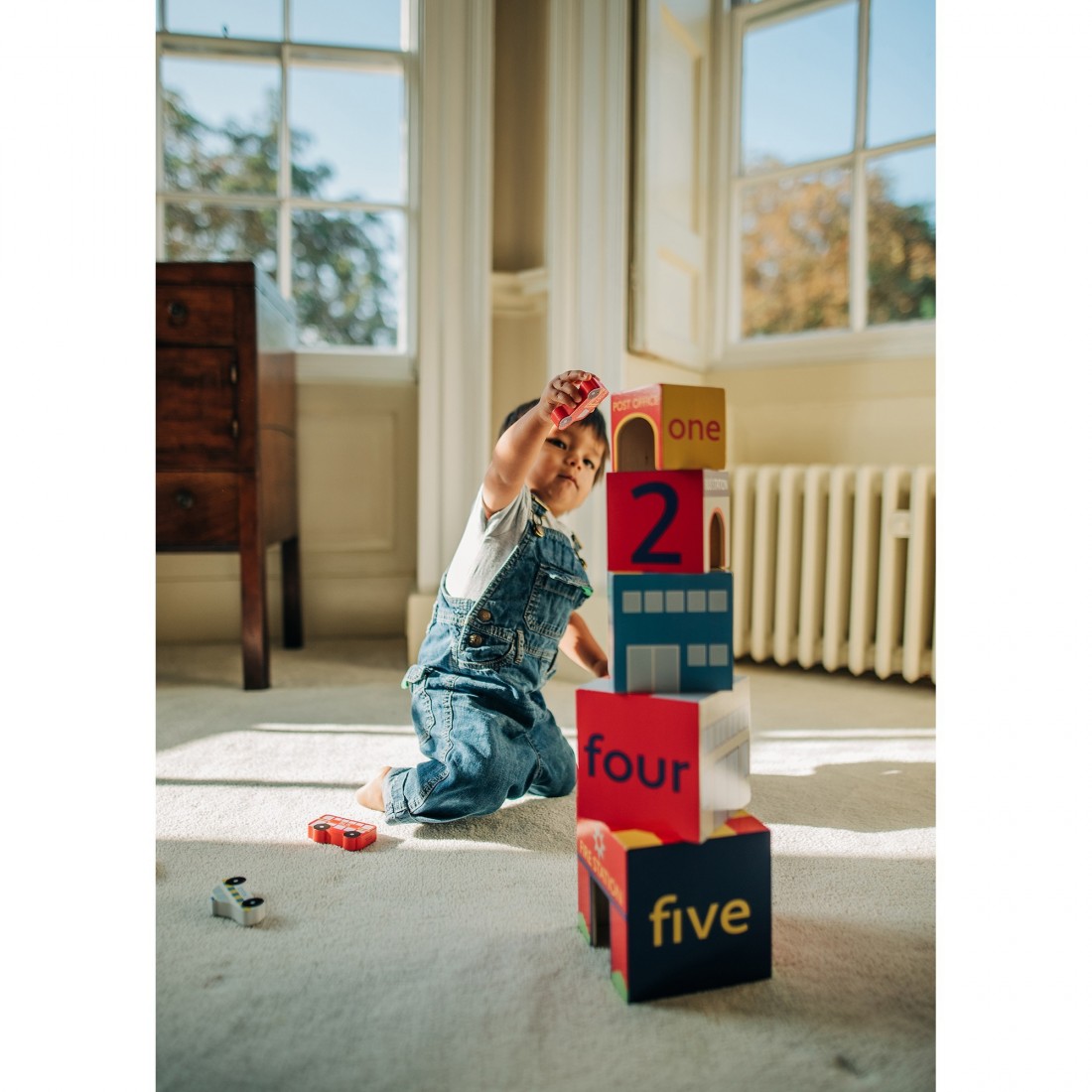 Κύβοι Στοίβαξης Αυτοκίνητα της Πόλης 12350  – Orange Tree Toys.