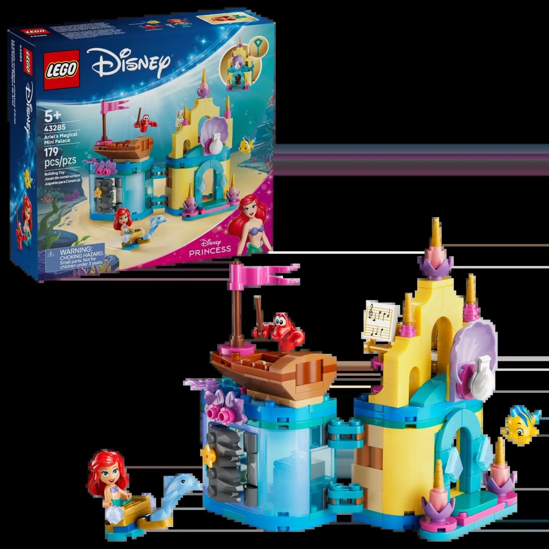 Ariels Magical Mini Palace 43285 Lego Disney