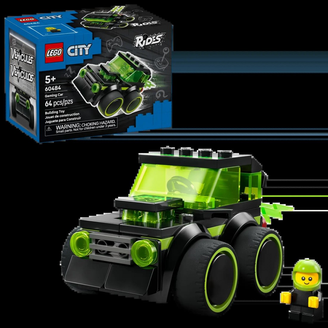 Rides – Gaming Race Car 60484 Lego City