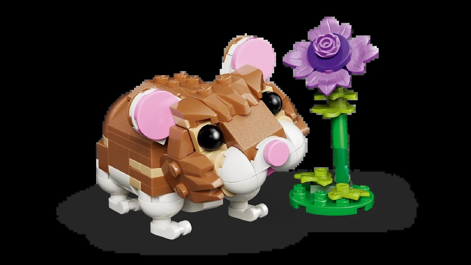Cute Hamster with a Flower 31376 Lego Creator