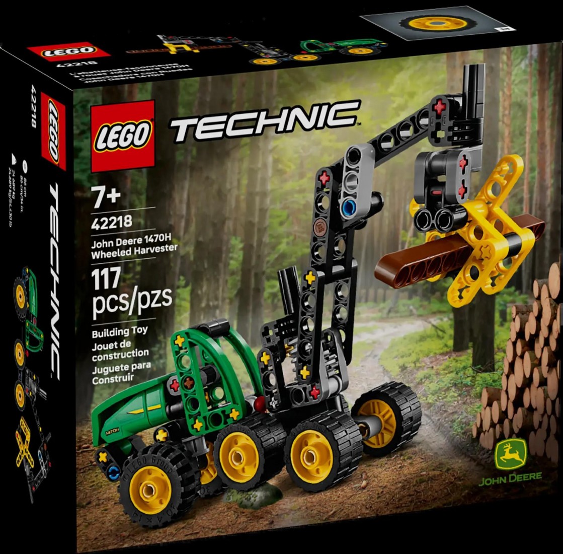 John Deere 1470H Wheeled Harvester 42218 Lego Technic
