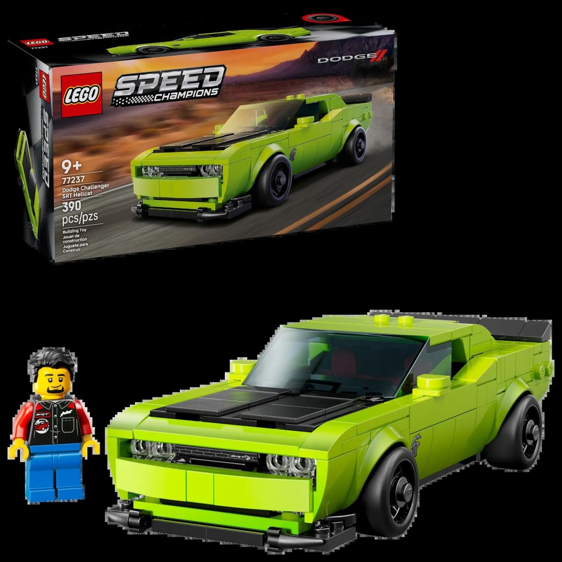 Dodge Challenger SRT Hellcat Sports Car 77237 Lego Speed Champions
