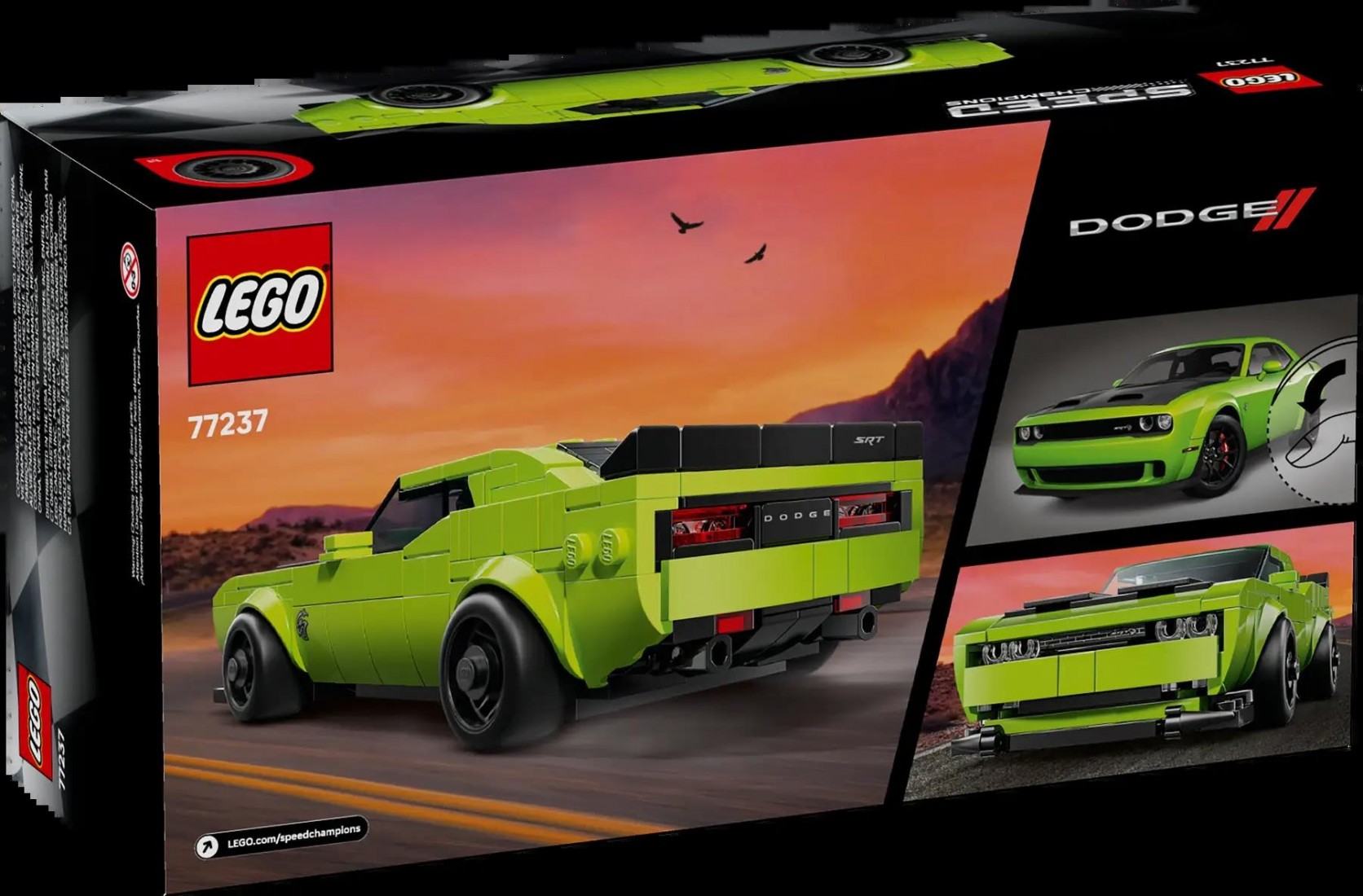 Dodge Challenger SRT Hellcat Sports Car 77237 Lego Speed Champions