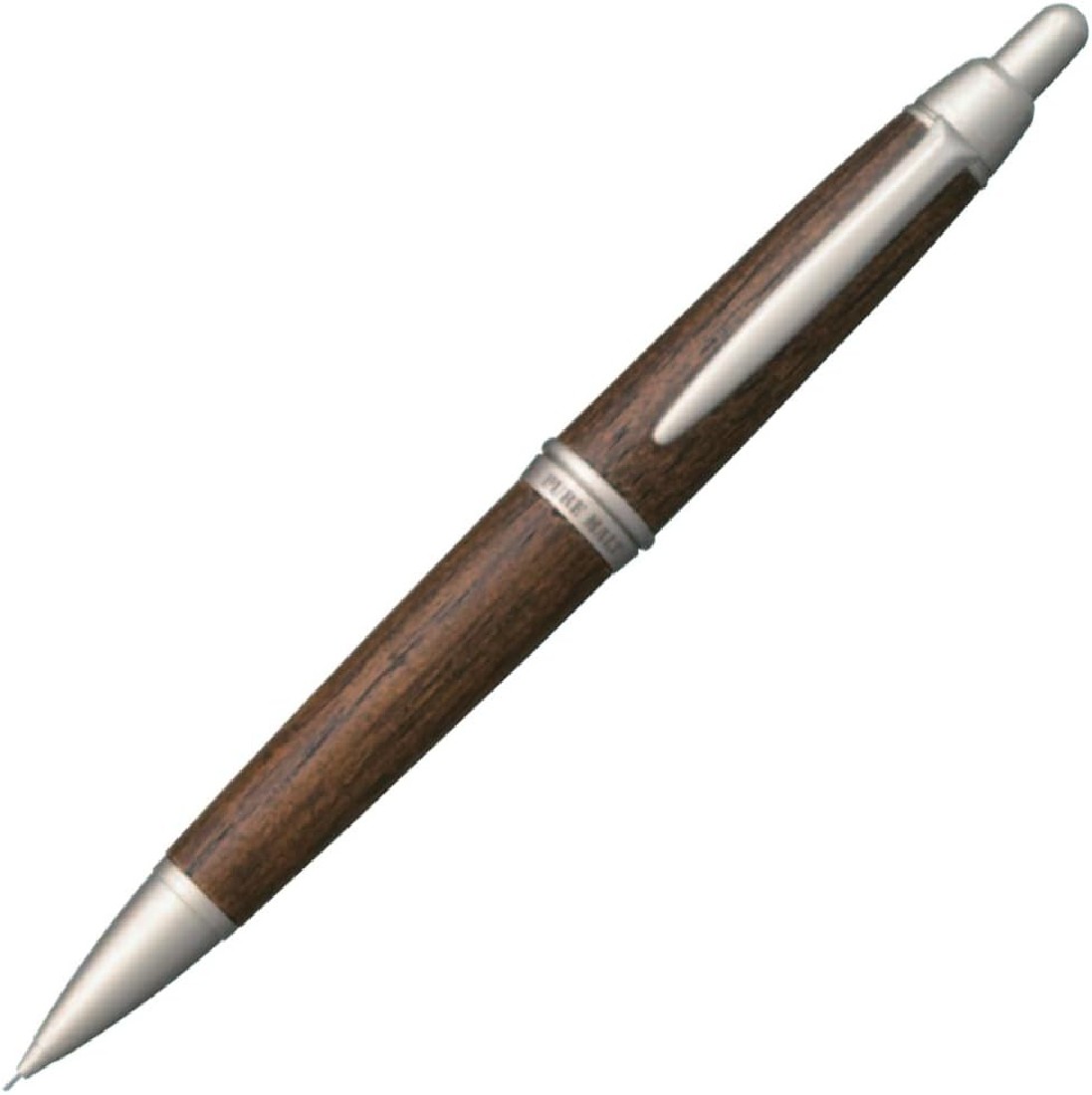 Uni Mitsubishi Pencil M51015.70 Pure Malt Mechanical Pencil, Wooden Barrel, 0.5 mm, Dark Brown