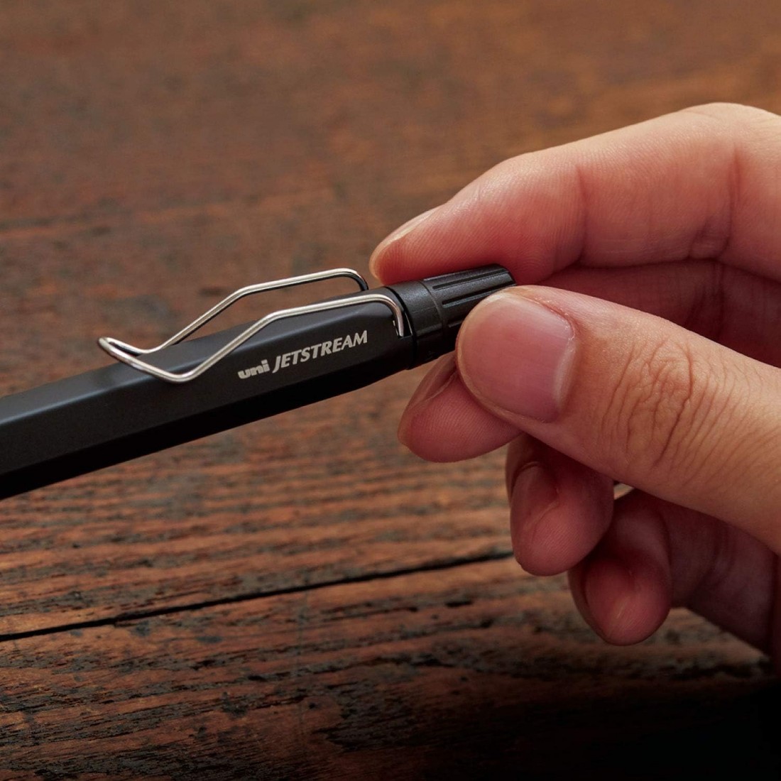 Uni Mitsubishi multipen Jetstream Edge 3 SXE3-2503-28.24 3-Color Ballpoint Pen 0.28 mm Black