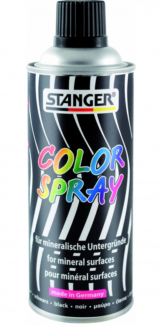 Χρώμα σε Σπρέυ Μαύρο 400ml Stanger