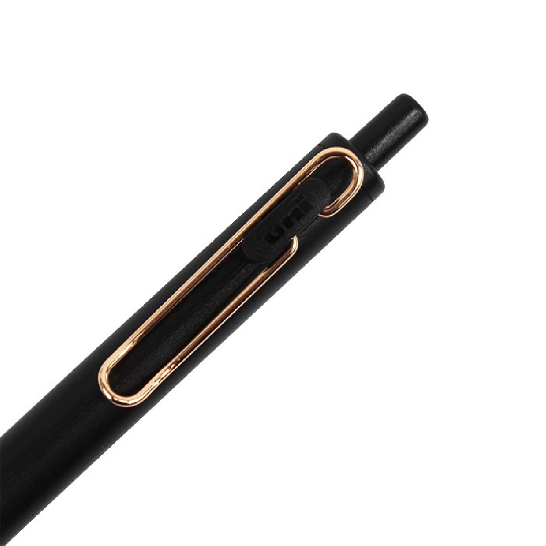 Uni Mitsubishi Zento 0.38mm ballpen, black ink, Black UMN-SG-38BK.24 Rose Gold