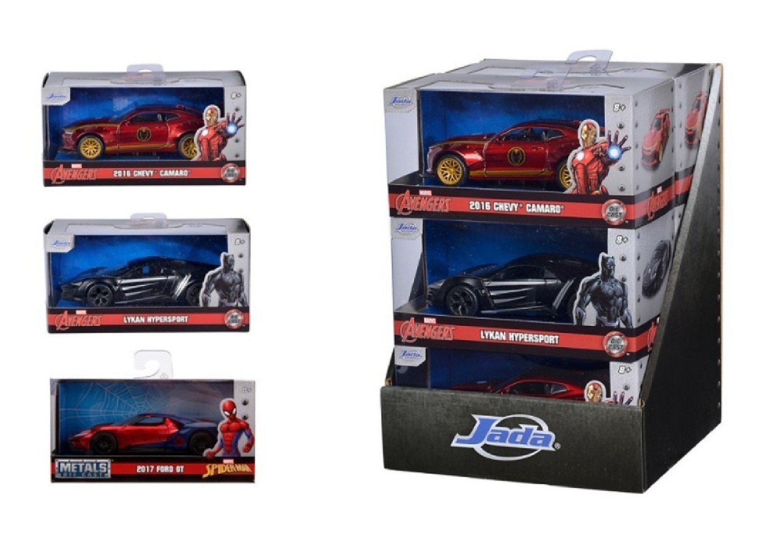 Αυτοκίνητο μεταλλικό 1 τμχ Marvel Vehicle 1:32 605218 Jada