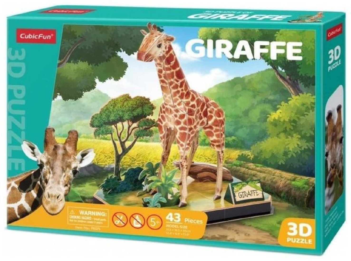 Puzzle 3D 43τμχ. Giraffe Δεσύλλας