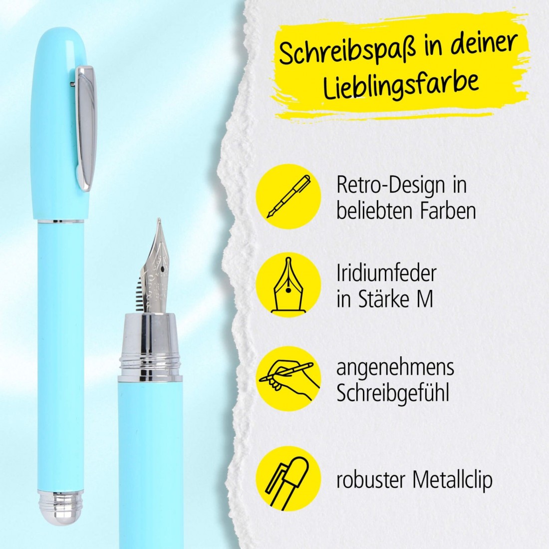 Online Highway Blue fountain pen 38288