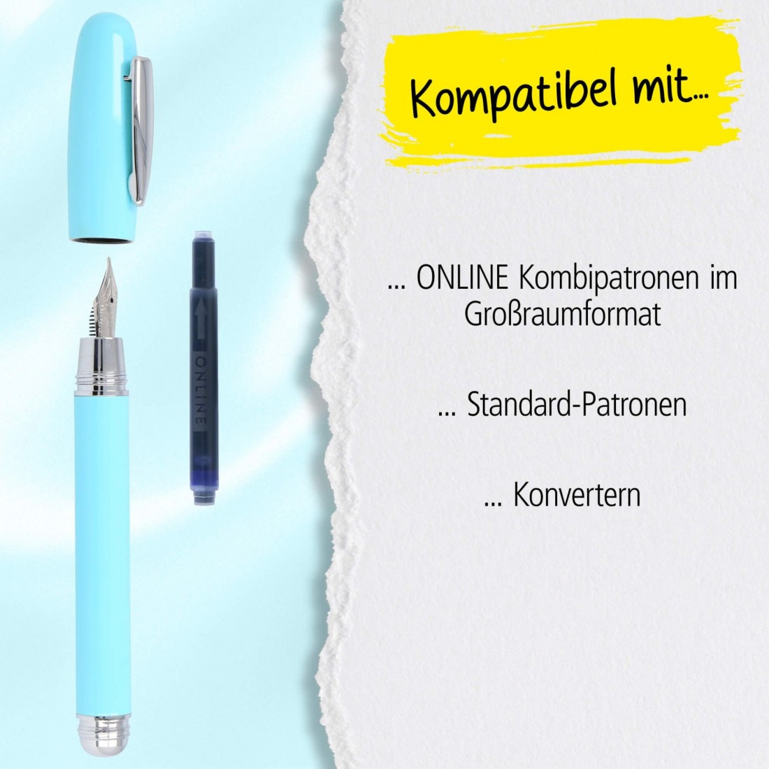 Online Highway Blue fountain pen 38288