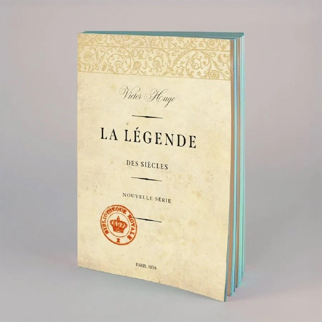 ANTIQUE NOTEBOOK La Legende des siecles LIBRI MUTI
