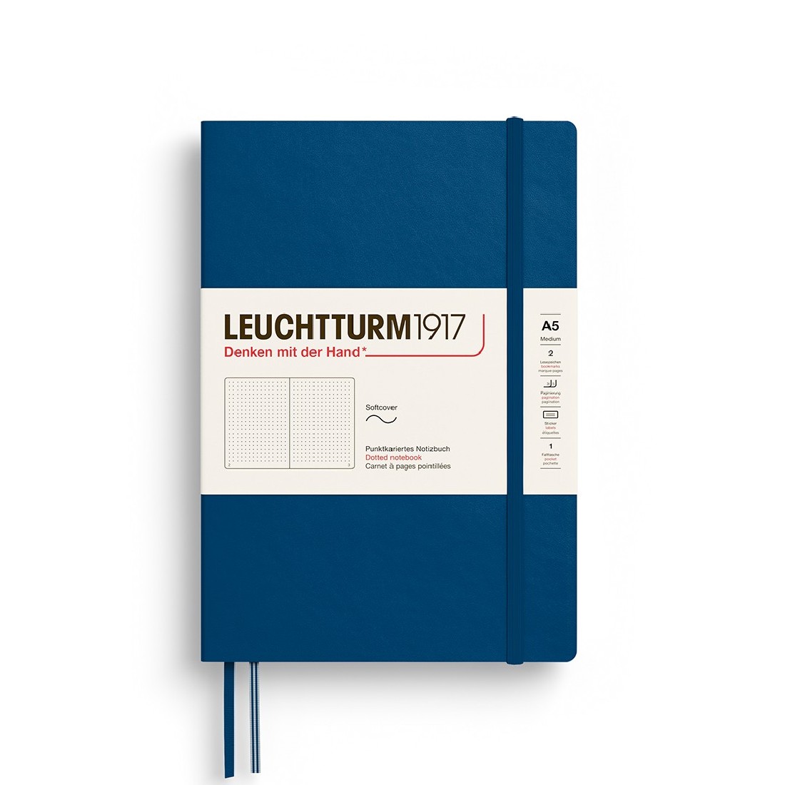 Leuchtturm 1917 Notebook A5 Indigo Dotted Soft Cover