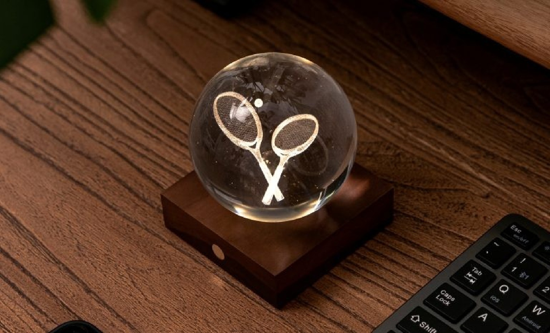 Gingko Amber Crystal Light 3D Tennis Rackets G025TE