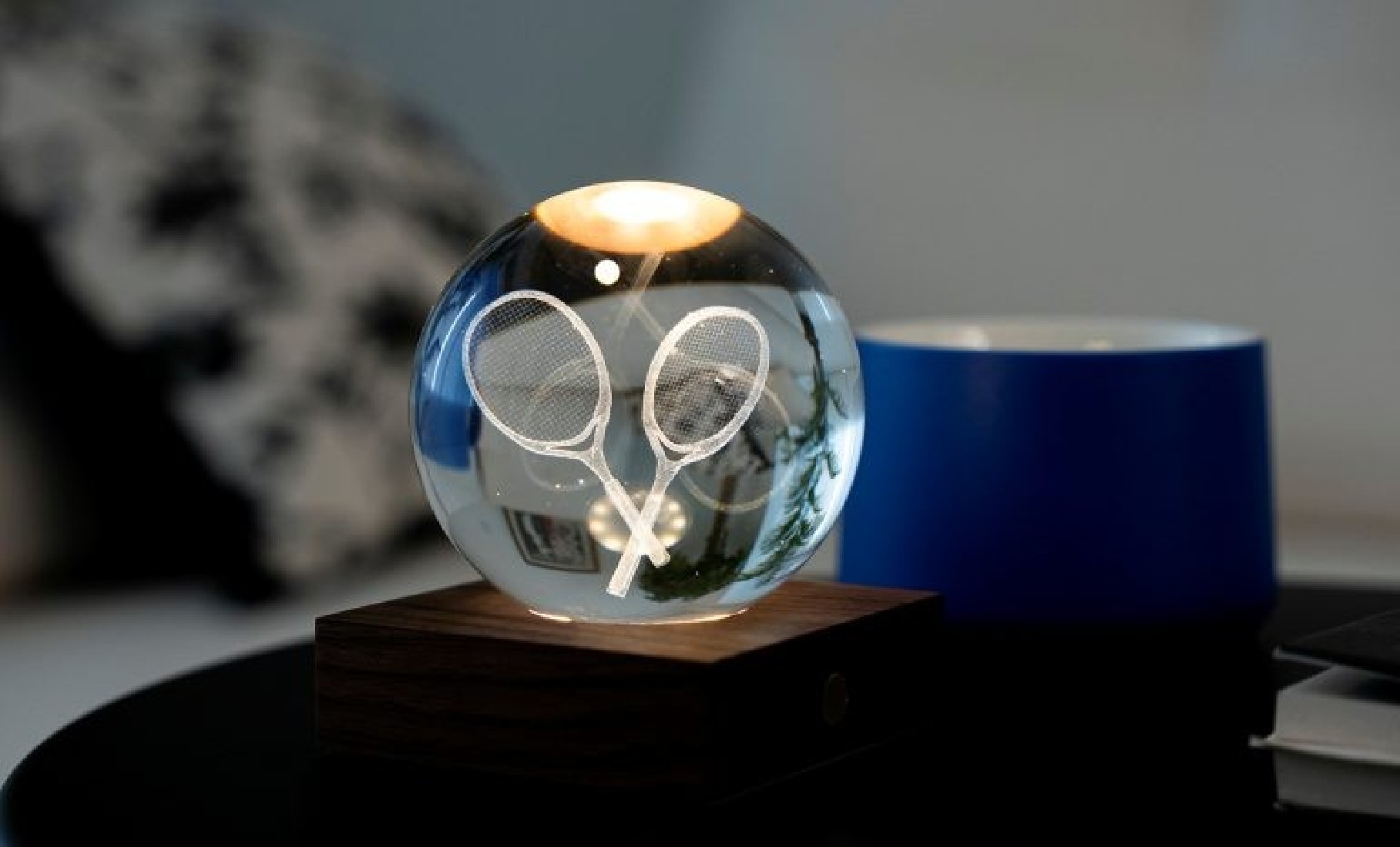 Gingko Amber Crystal Light 3D Tennis Rackets G025TE