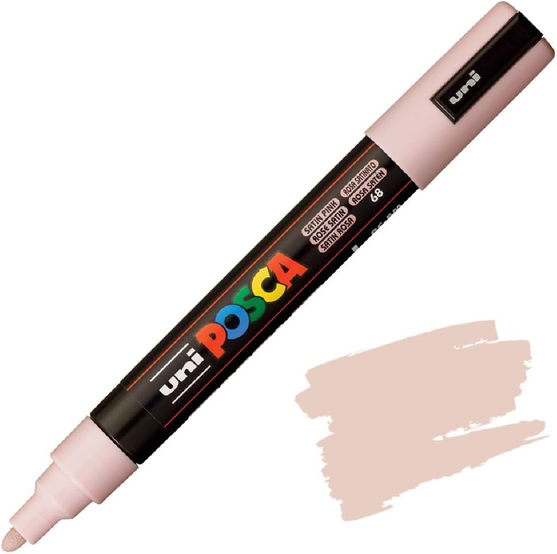 Μαρκαδόρος Posca Satin Pink PC-5Μ Uni