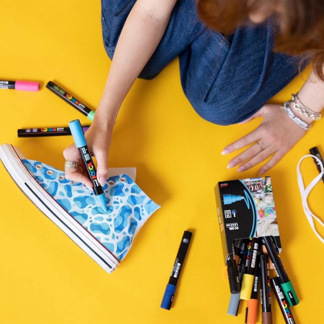 Μαρκαδόρος Posca Powder Pink PC-5Μ Uni