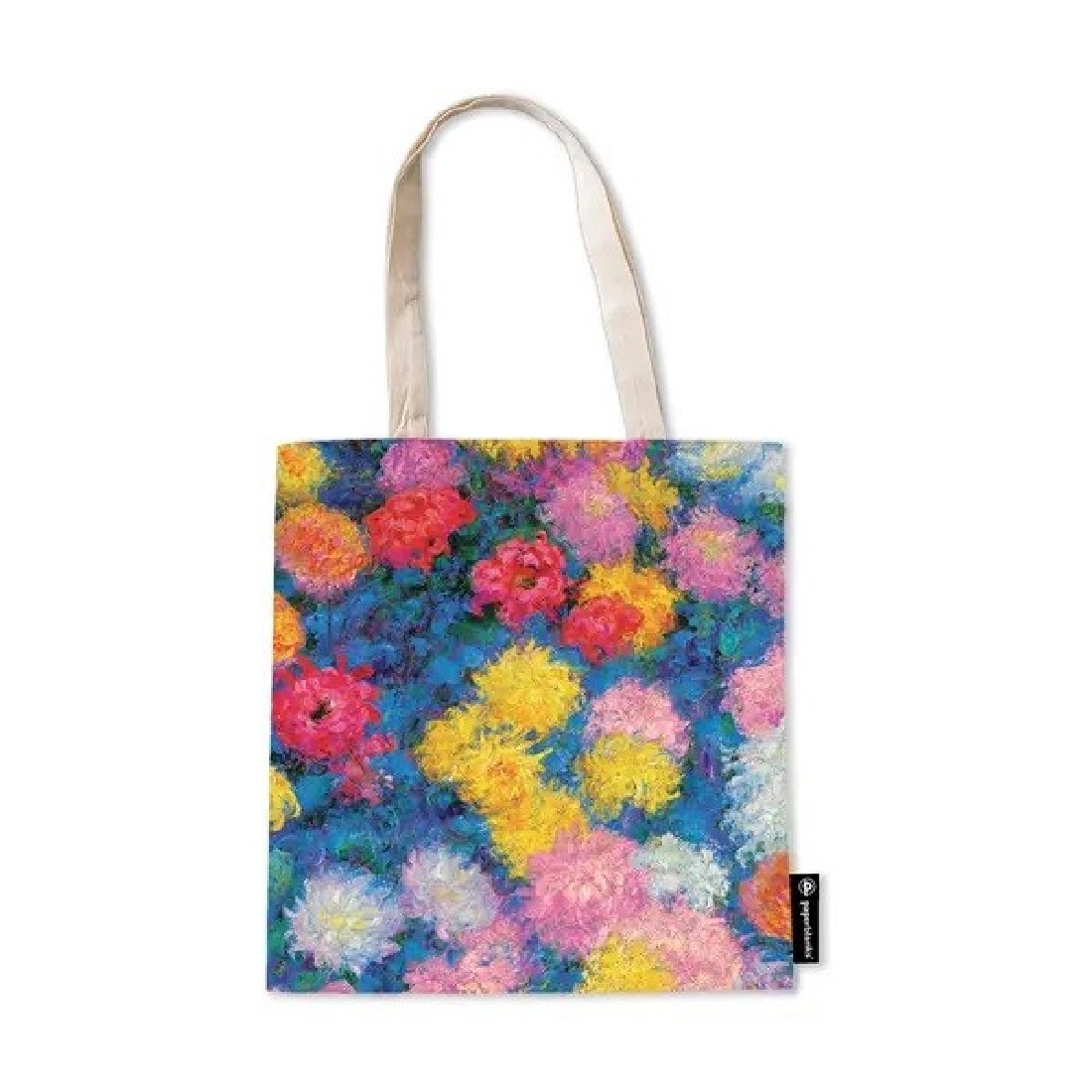 Paperblanks Canvas Bag Monet Chrysanthemums