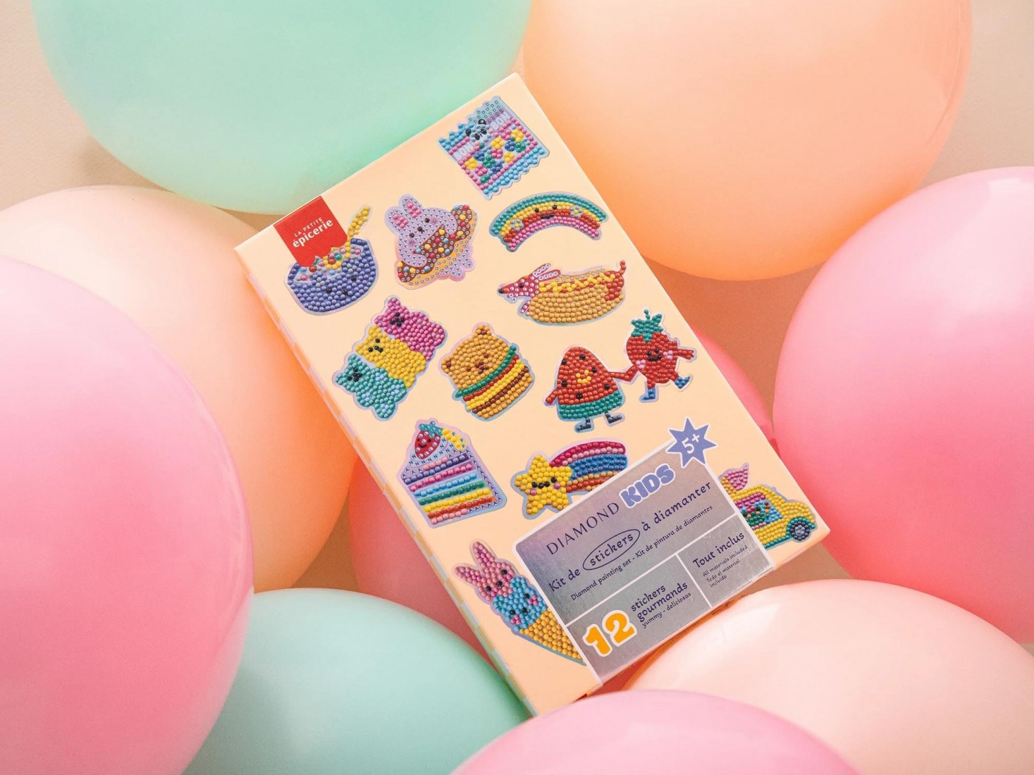 Diamond Kids- Stickers Yummy 353001 Le Petite Epicerie