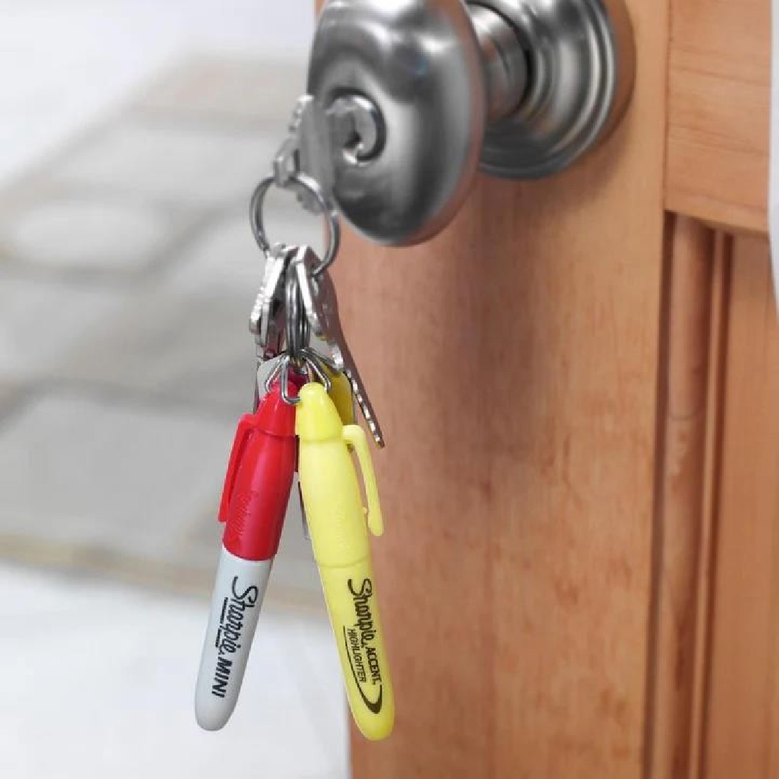 Sharpie Permanent Marker Fine Point Mini 3 Pack Assorted Colours