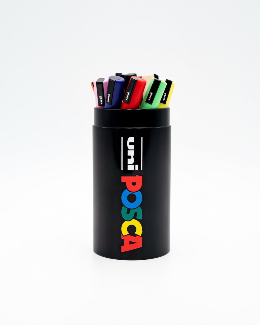 POSCA Paint Markers Metal Tin Gift Box – 13pc Uni Ball