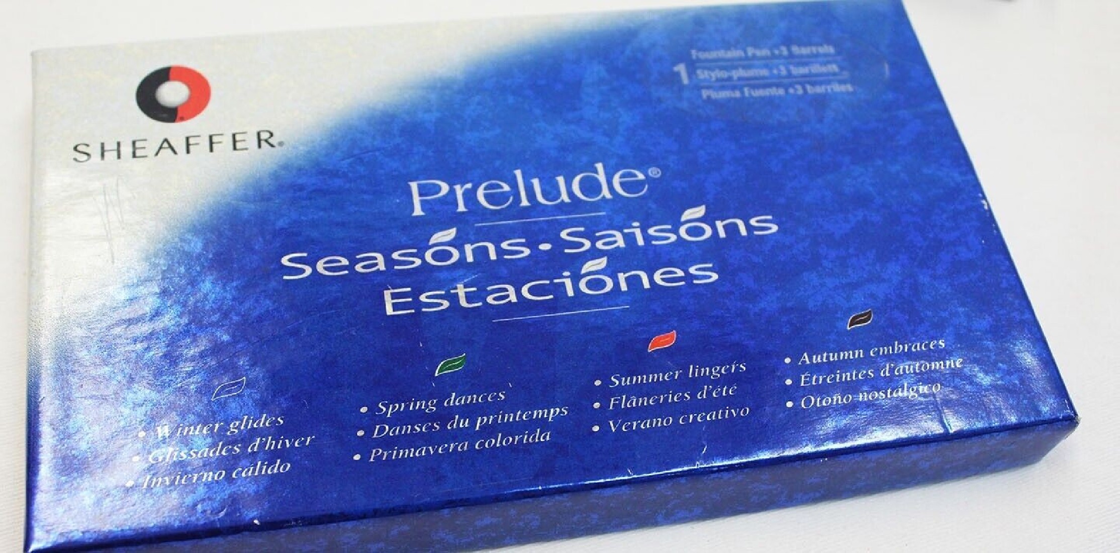 Sheaffer Prelude rollerball with 3 extra barrels