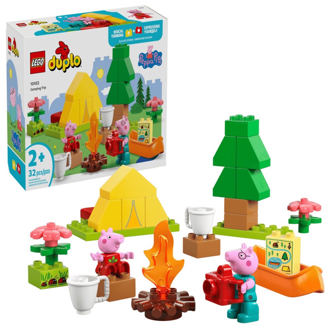 Peppa Pig Camping Trip 10452 Lego Duplo