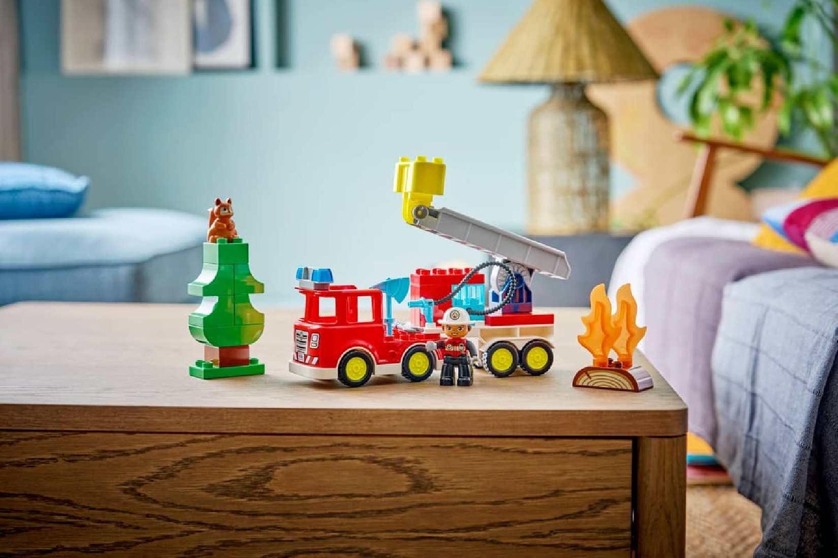 Fire Truck with Hose and Firefighter 10473 Lego Duplo