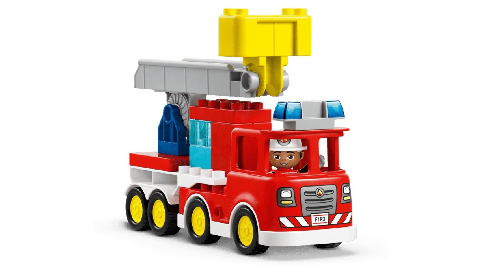 Fire Truck with Hose and Firefighter 10473 Lego Duplo