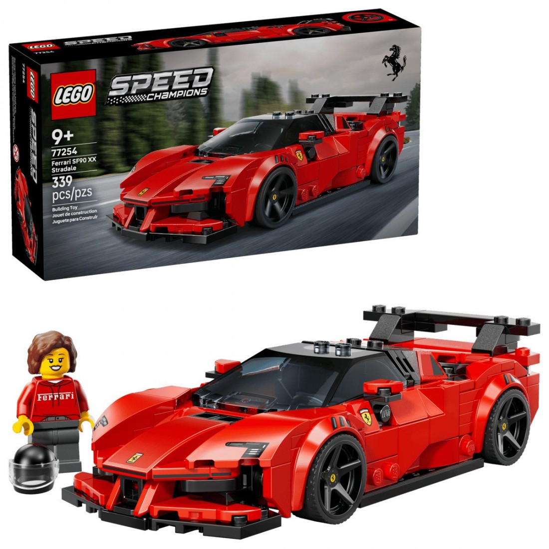 Ferrari SF90 XX Stradale Sports Car 77254 Lego Speed champions