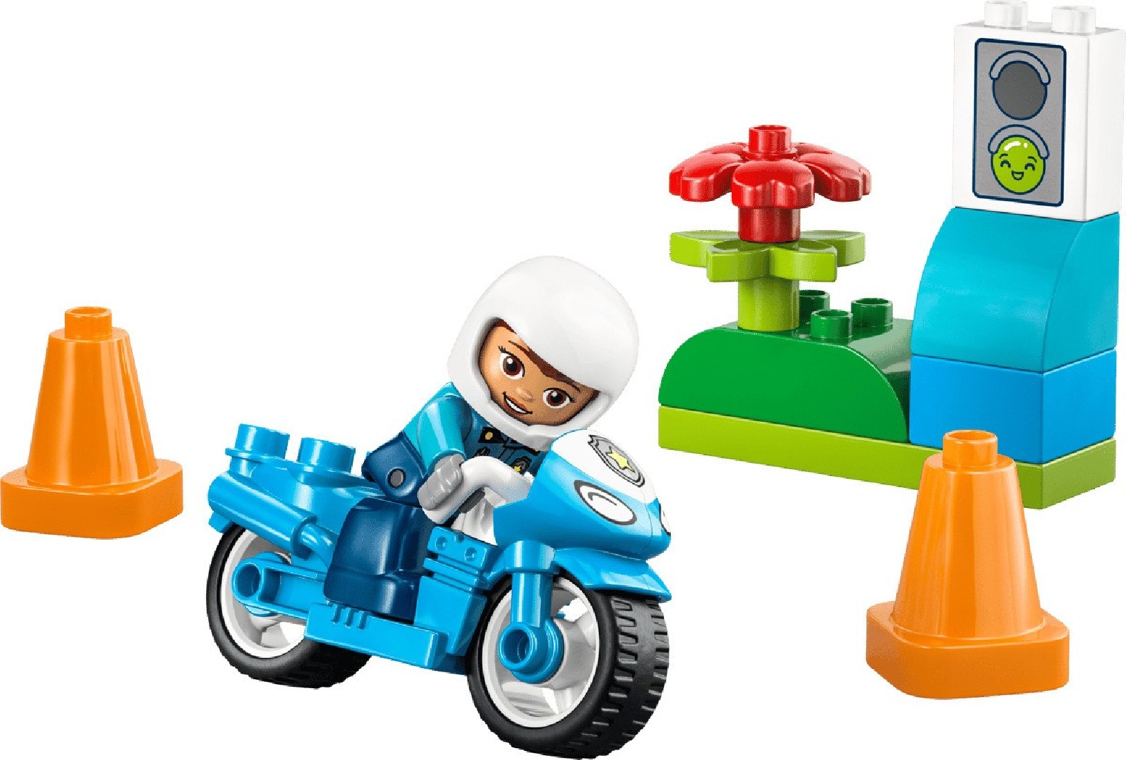 Blue Police Motorcycle 10471 Lego Duplo