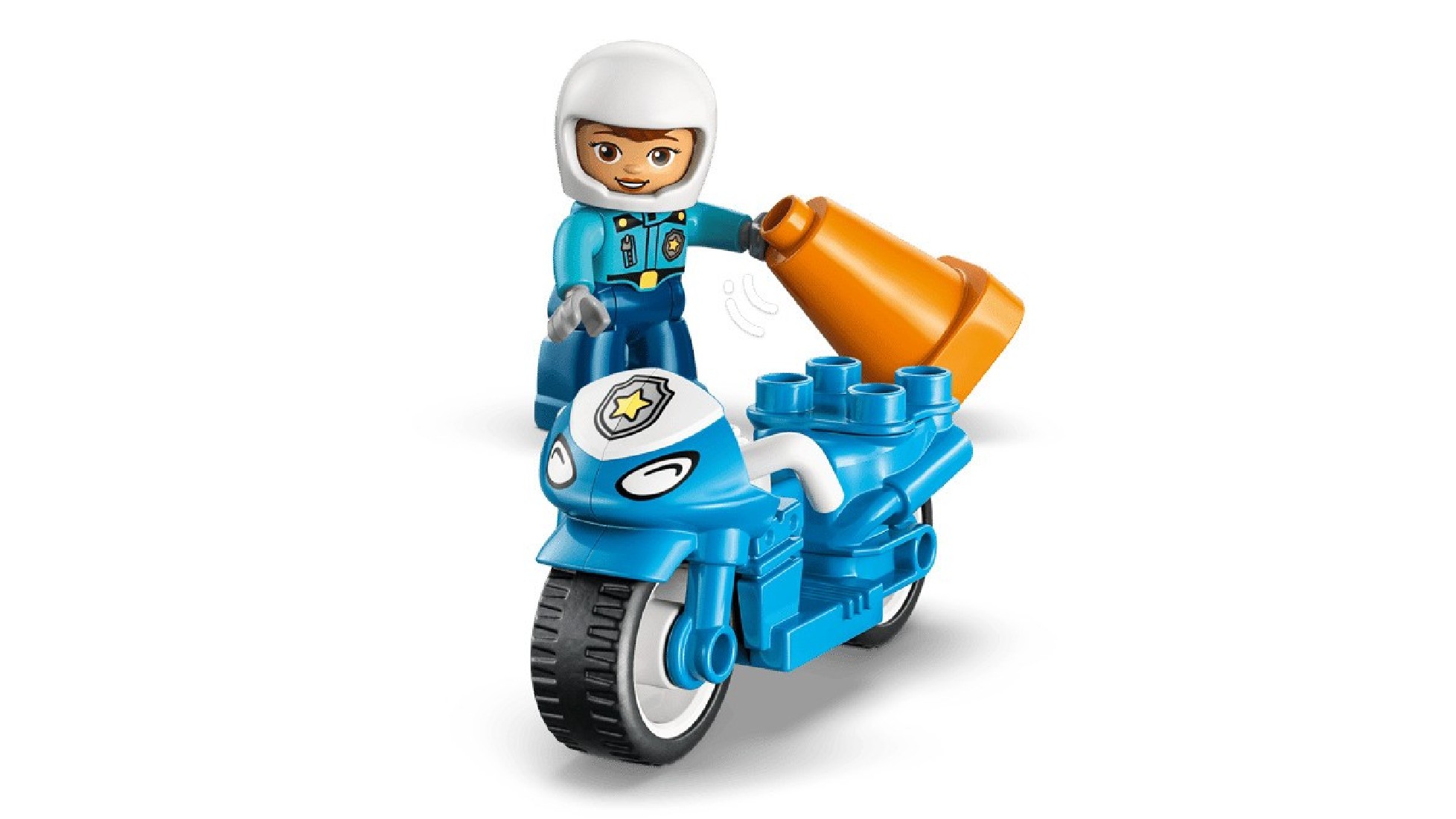 Blue Police Motorcycle 10471 Lego Duplo