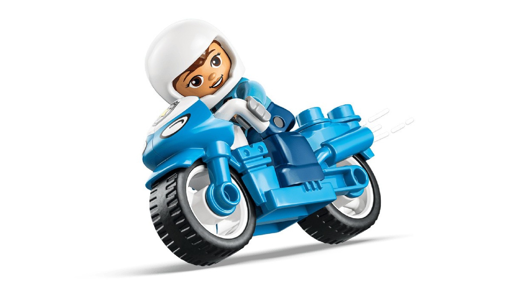 Blue Police Motorcycle 10471 Lego Duplo