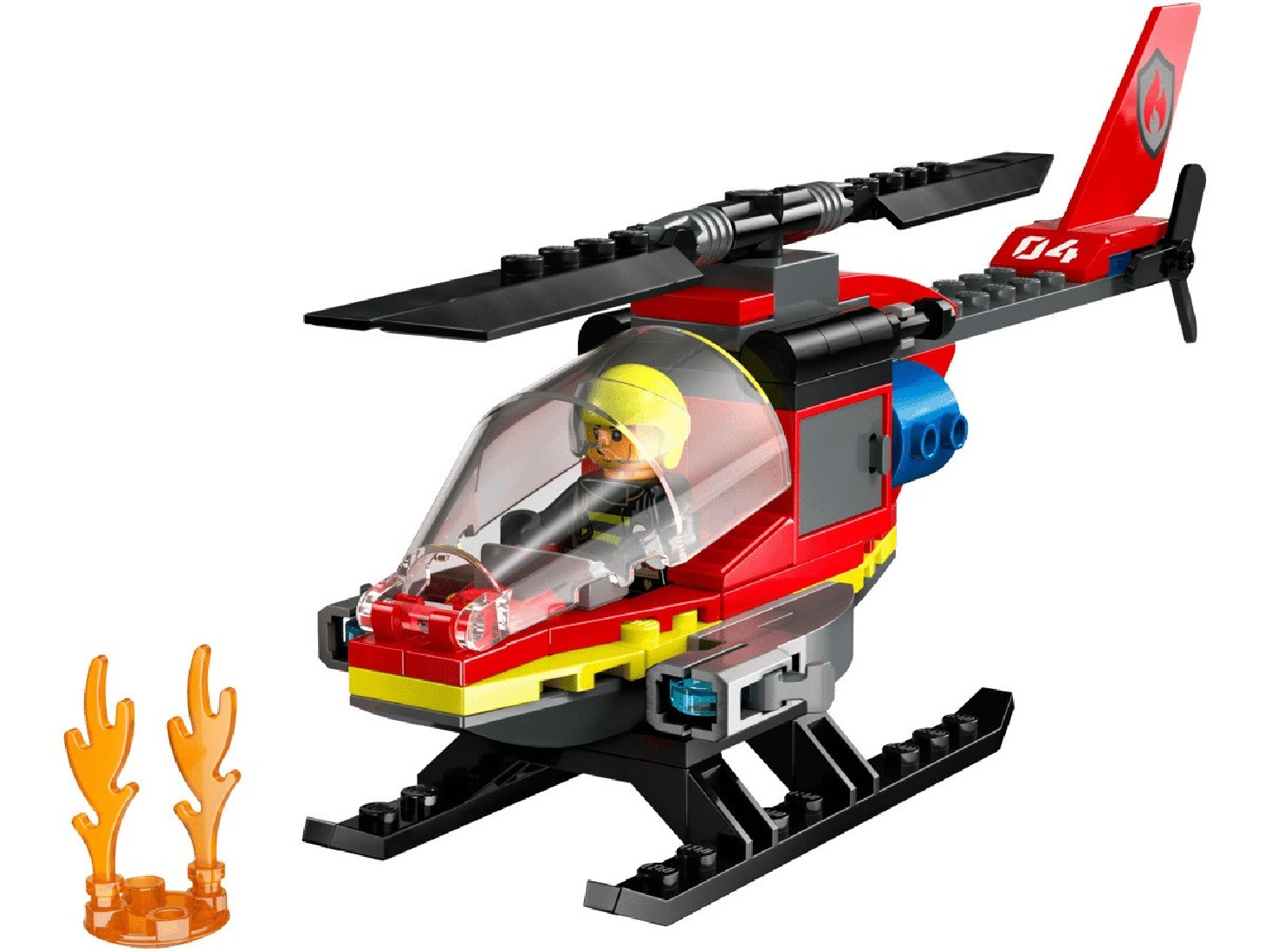 Fire Rescue Helicopter 60411 Lego City