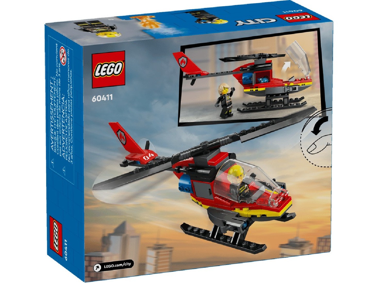 Fire Rescue Helicopter 60411 Lego City