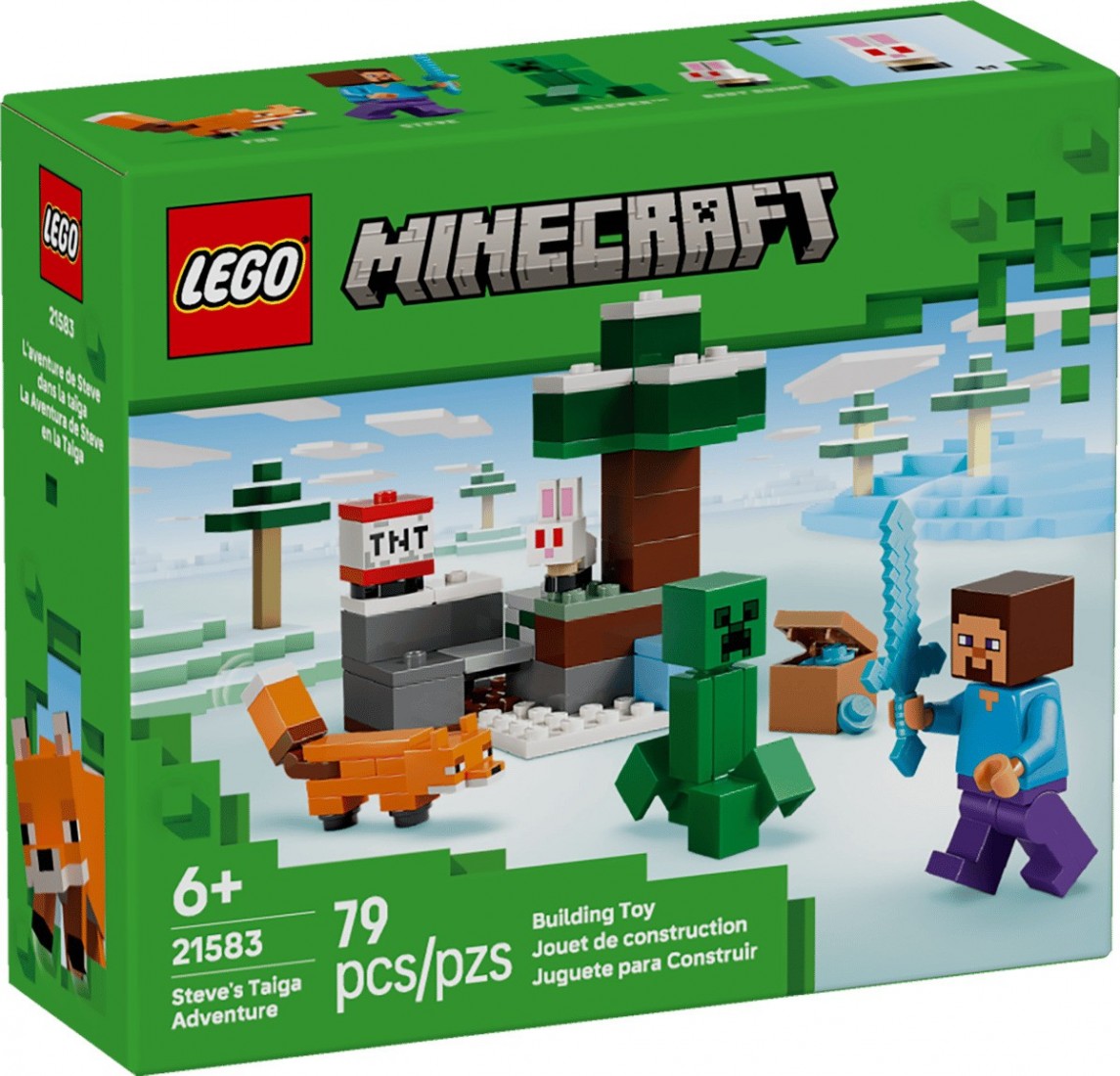Steves Taiga Adventure 21583 Lego Minecraft