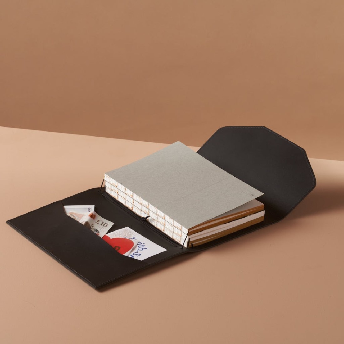 Paper Republic Le Trifold A5 petrol black