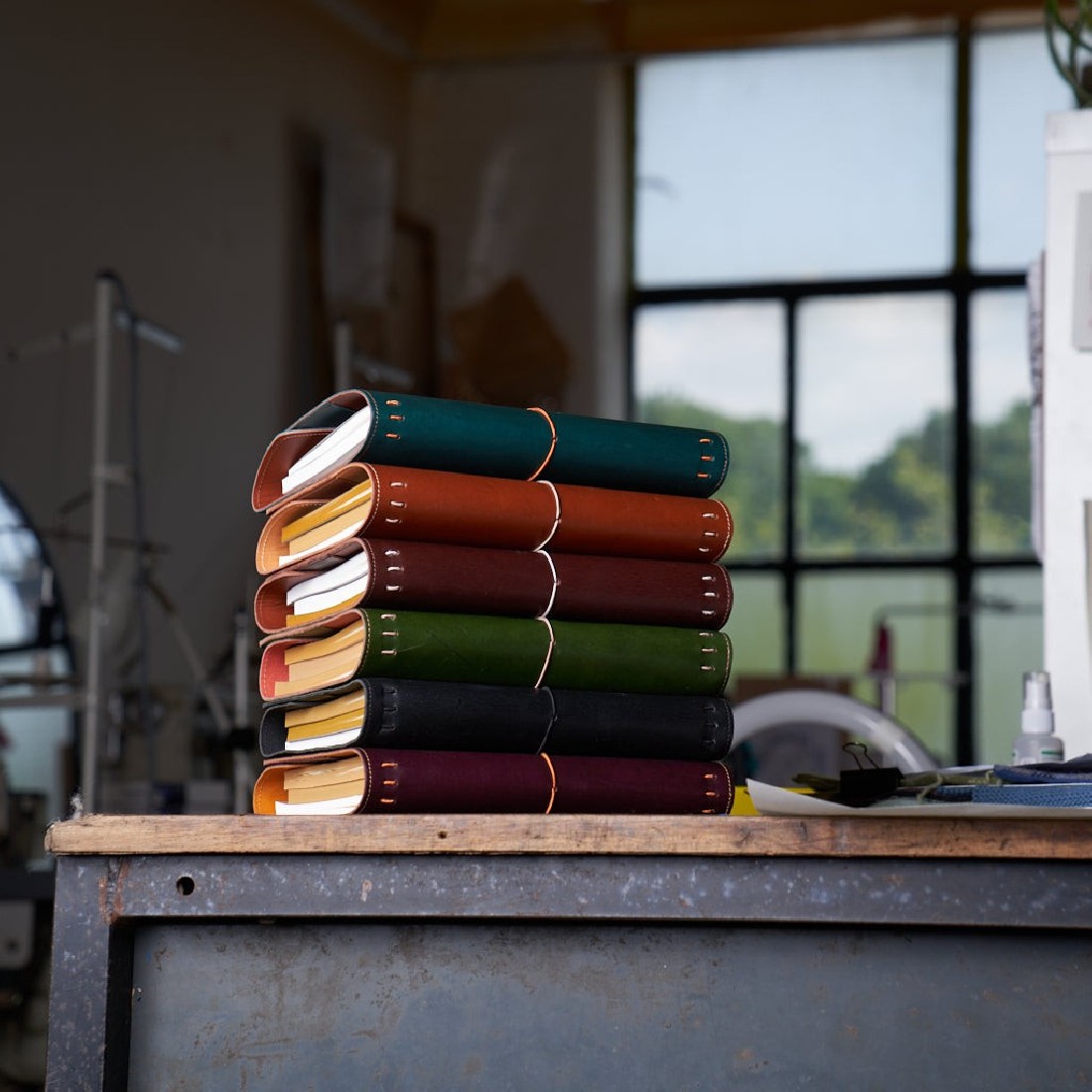 Paper Republic Le Trifold A5 cognac and natural