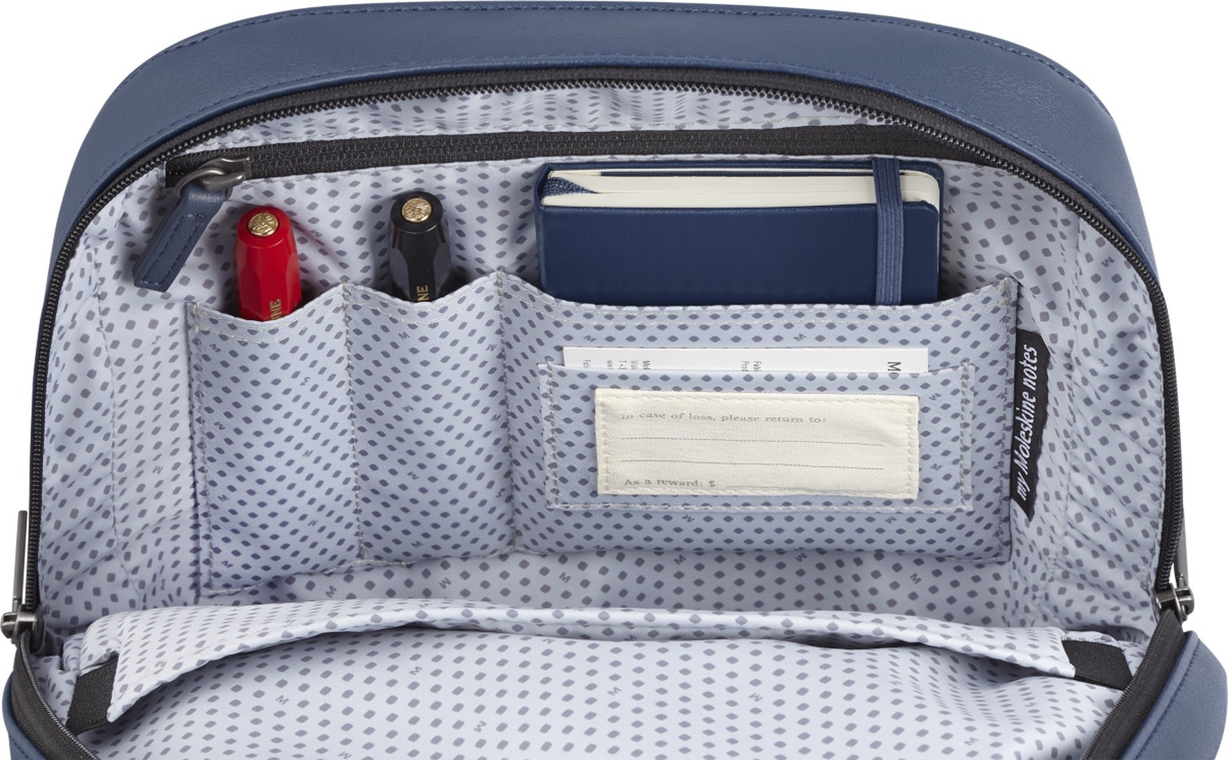 Moleskine Classic Slim Small Backpack Saphire Blue