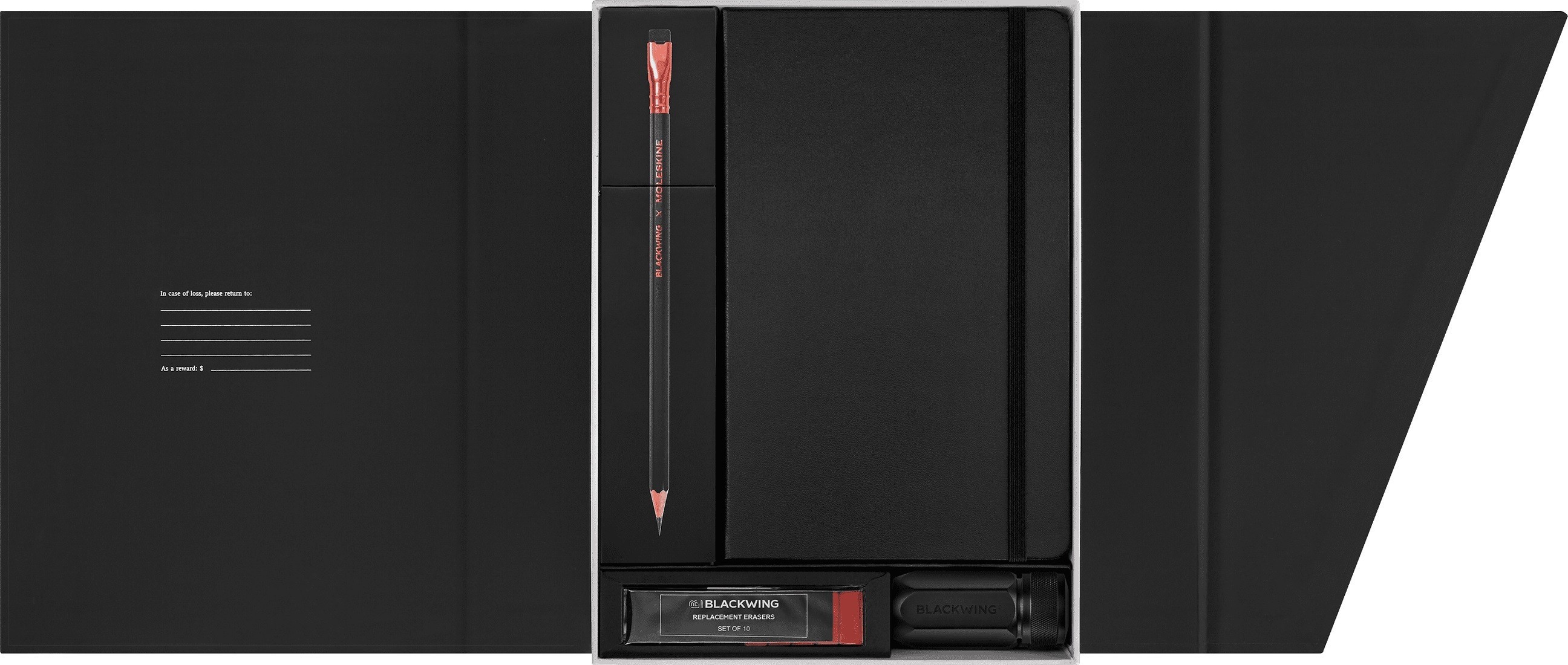 Palomino Blackwing x Moleskine Creative Set